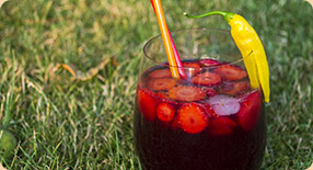 Sangria s chilli papričkou;
