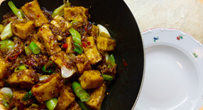 Tofu na černém pepři