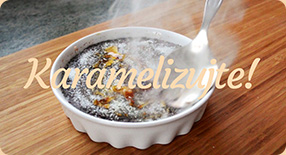 Čokoládové Crème brûlée s chilli
